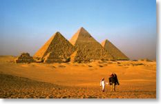 The Great Pyramid at Giza, Egpt